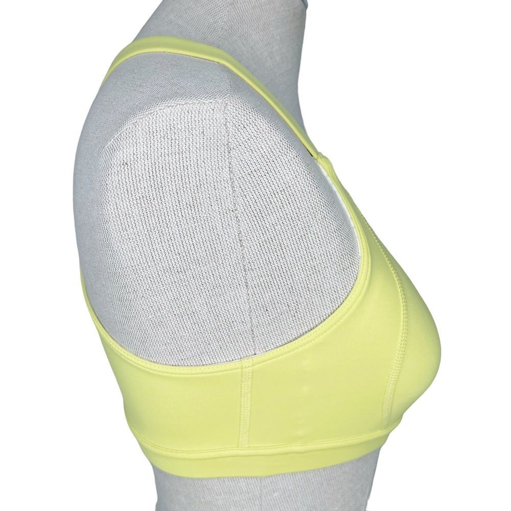Oiselle Lesko Sports Bra sz 2 * Yellow Crossback Running Gym Workout Sporty - Picture 5 of 7